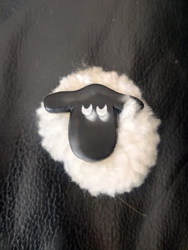 Fridge magnet fluffy wooly - magnet,