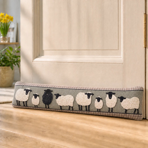 Door draught excluder fluffy - draught,