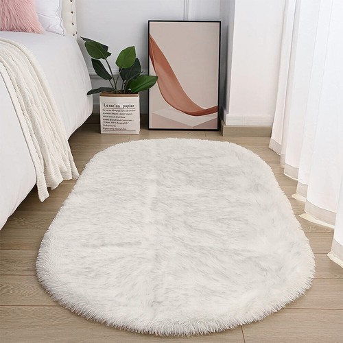 Oval faux fur sheep - fur,