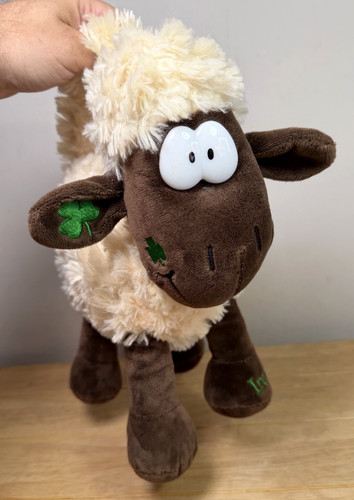 Plush sheep handbag fluffy - sheep,